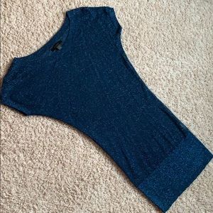 Express Boat Neck Sparkly Tunic size XS